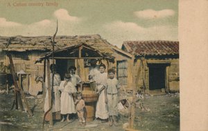 En kubansk lantfamilj, 1908 av Unbekannt