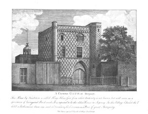 A Curious Gate at Stepney, 1791 av Unbekannt
