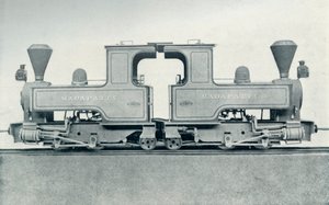 Ett dubbellokomotiv, 1922. av Unbekannt