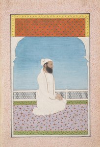 En helig man som sitter på en terrass, ca. 1850. av Unbekannt