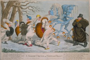 "En naken sanning eller kvävande frost", 1803 av Unbekannt