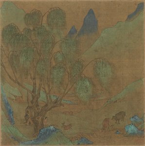 En pastoral scen, 1271-1368. av Unbekannt