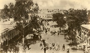 En del av Sadar Bazar, Rawalpindi - Tagen från Massy Gate, c1918-c1939. av Unbekannt