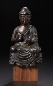 En predikande Buddha, 800-talet. av Unbekannt