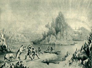 "A Relief Party in Search of Sir John Franklin", 1800-talet, 1946. av Unbekannt