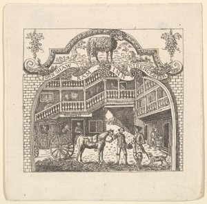 Ett krogkort för John Shaw, 1790-talet. av Unbekannt
