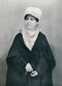 En turkisk dam i utomhusdräkt, 1912 av Unbekannt