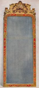 Ett mycket sällsynt pirglas av c1720 i ram dekorerad med röd lack, c1720, 1936 av Unbekannt