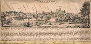 Utsikt över staden York, c1770-talet. av Unbekannt