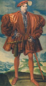 En ung man i rött, ca 1550, 1948. av Unbekannt