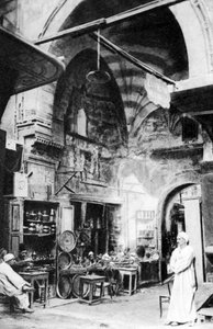 En basar i Kairo, Egypten, c1920-talet av Unbekannt