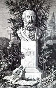 En byst av Platon. av Unbekannt