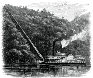 En bomullsränna, USA, c1880 av Unbekannt