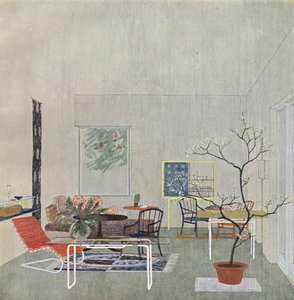 En design för ett Gartenraum av Georg Steinklammer från Wien, 1935 av Unbekannt