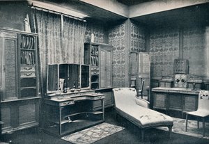 Ett omklädningsrum av Georges de Feure 18681943, 1900 av Unbekannt