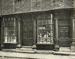 En fin butik i Artillery Row, Houndsditch, London, under senare hälften av 1700-talet, av Unbekannt