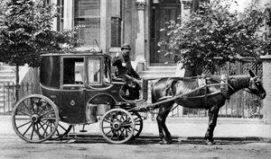 En häst och vagn, London, 1926-1927 av Unbekannt