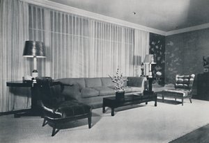 Ett rum arrangerat av Lord & Taylor i New York, 1942 av Unbekannt