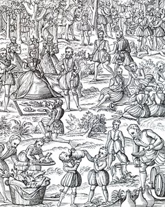 En kunglig picknick. av Unbekannt