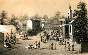 En gata i Bombay, 1847 av Unbekannt