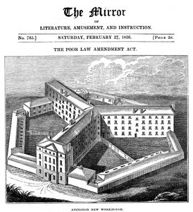 Abingdon Workhouse, Oxfordshire, byggt för Abingdon Union, 1836 av Unbekannt