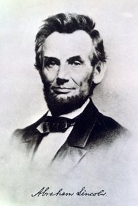 Abraham Lincoln, USA:s president, c1865 av Unbekannt