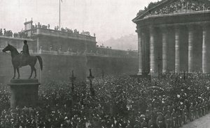 Tillträde av kung George V, 1910. av Unbekannt