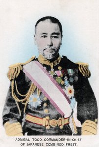 Amiral Togo, överbefälhavare för den japanska kombinerade flottan, c1903-1905 av Unbekannt