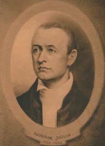 Adoniram Judson, Jr. 1788-1850, amerikansk kongregationalist och senare baptistmissionär, c1910-talet av Unbekannt