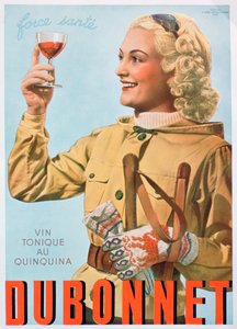 Annons för Dubonnet tonic vin, 1938 av Unbekannt