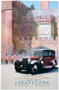 Annons för Stratstone-bilhandlare, 1935 av Unbekannt