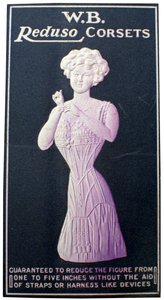Annons för WB Reduso-korsetter, 1900-tal av Unbekannt