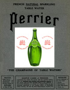 Annons för Perrier vatten, 1905 av Unbekannt