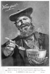Annons för Provost Oats, 1901 av Unbekannt