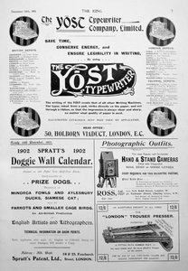 Annonssida från kungens tidskrift, 14 december 1901 av Unbekannt