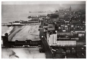 Flygfoto över Atlantic City, New Jersey, USA, från en zeppelinare, 1930 1933 av Unbekannt