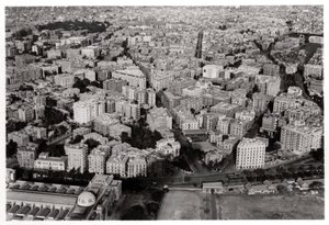 Flygfoto över Nya Kairo, Egypten, från en zeppelinare, 1931 1933 av Unbekannt
