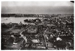 Flygfoto över Recife, Brasilien, från en zeppelinare, 1930 1933 av Unbekannt