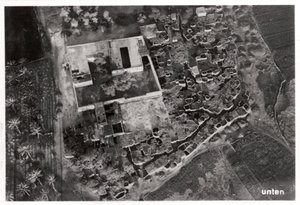 Flygfoto över en by, Egypten, 1931 1933 av Unbekannt