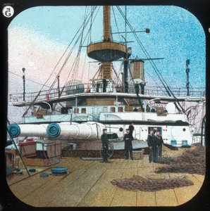 Efter Barbette -- H.M.S. Revenger, c1900. av Unbekannt