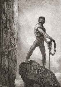Efter ett verk av Gustave Dore från boken "The Toilers of the Sea" av Victor Hugo, från "Life and Reminiscences of Gustave Dore", publicerad 1885 av Unbekannt