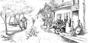 Efter dagens möda, 1873 c1880-1882 av Unbekannt