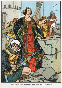 Agnes, grevinna av Dunbar 1312-1369, känd som Black Agnes, 1338 tidigt 1900-tal av Unbekannt
