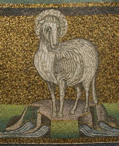 Agnus Dei, bysantinskt, tidigt 1900-tals original daterat 600-talet. av Unbekannt