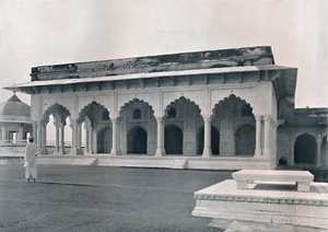 Agra. The Dewan-i-Khas eller Hall of Public Audience, c1910. av Unbekannt