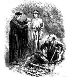 Ack, stackars Yorick! Jag kände honom, Horatio, c1850 av Unbekannt