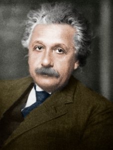 Albert Einstein, tysk-schweizisk-amerikansk matematiker och fysiker. av Unbekannt