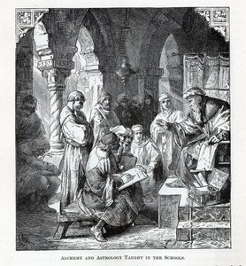 Alkemi och astrologi som undervisades i skolorna, 1882 av Unbekannt