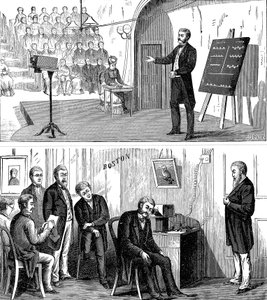 Alexander Graham Bell 1847-1922, skotskfödd amerikansk uppfinnare, 1877 1890 av Unbekannt