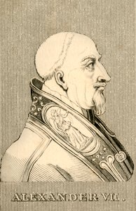 Alexander VII, 1599-1667, 1830. av Unbekannt